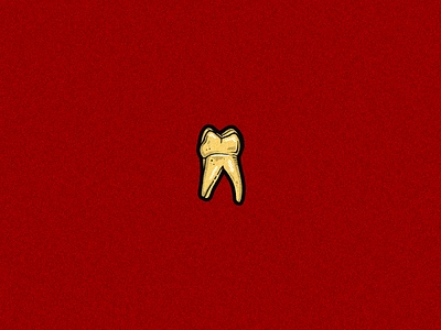 Gold Teeth Will Roll. adobe anatomy cintiq creative design digital digital drawing gold graphic design illustration item mouth teeth tooth wacom