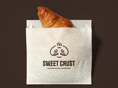 Sweet Crust: Cozy & Minimalist Logo for Bakers bakery brand branding design dribble project graphic design illustr illustration illustrator logo logotype mockups sweet ui vector visual