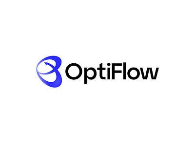 OptiFlow brand identity branding creative logo growth logo design optiflow logo design