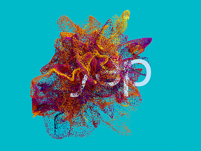 Yep colors design gradient illustration particles