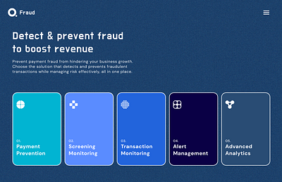 QFraud - Product Selection animation design figma motion graphics ui ux web web design