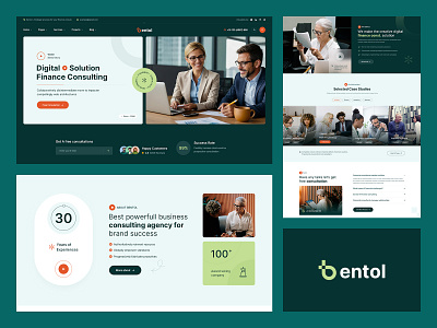 Bentol - Finance Consulting Web Template advisor business consulting consulting creative creative agency design digital agency figma finance it solution landing page marketing modern themevally uiux website