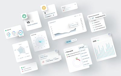 Remora Robotics – 5 Day Prototype app aqua dashboard fish fish farming graphic design marine prototype ui