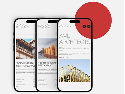 Website for architectural bureau mobile design architecture branding design illustration ui ui design ux ux design web design web studio