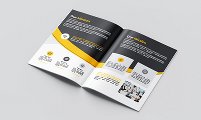 Bifold Brochure Design 3d bifold brochure branding brochure brochure design business company creative design graphic design illustration logo