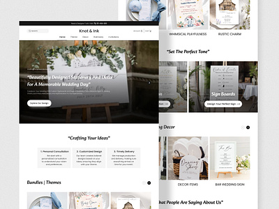 Web Design branding creative css design dribbble dveloper figma graphic graphic design html landingpage pinterest savethedate ui uiux userintreface webdesign website wedding weddingdecor