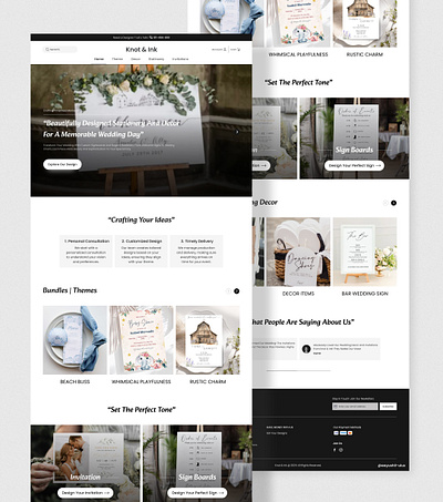 Web Design branding creative css design dribbble dveloper figma graphic graphic design html landingpage pinterest savethedate ui uiux userintreface webdesign website wedding weddingdecor