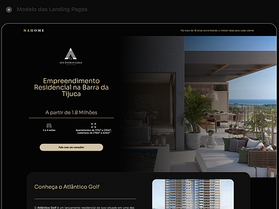 Landing Page - Imóveis de Alto Padrão landing page ui web website