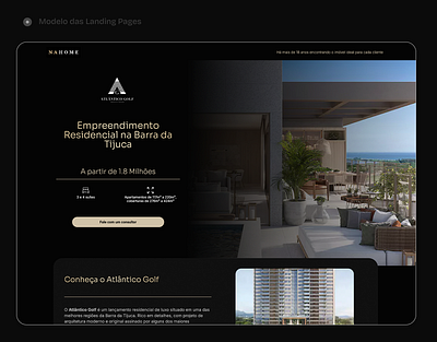 Landing Page - Imóveis de Alto Padrão landing page ui web website