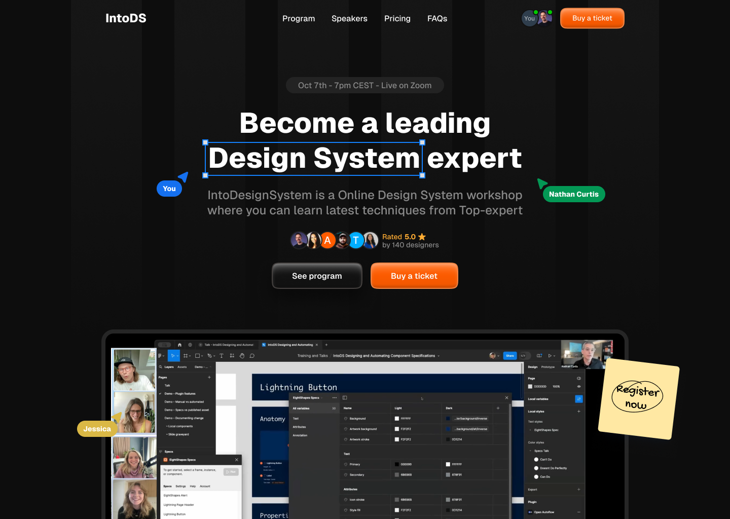 Example of Modern Landing Page Design 