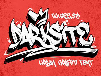 Darksite - Urban Graffiti Font