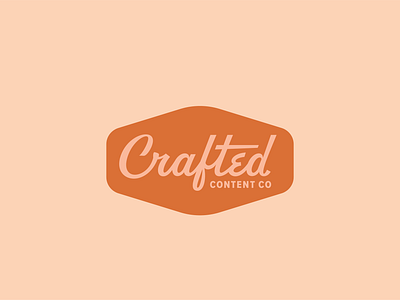 Crafted Content Co branding lettering logo los angeles video production website