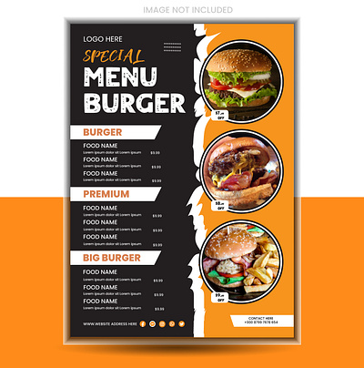 Restaurant Food menu design branding business template food graphic design logo menu restaurante