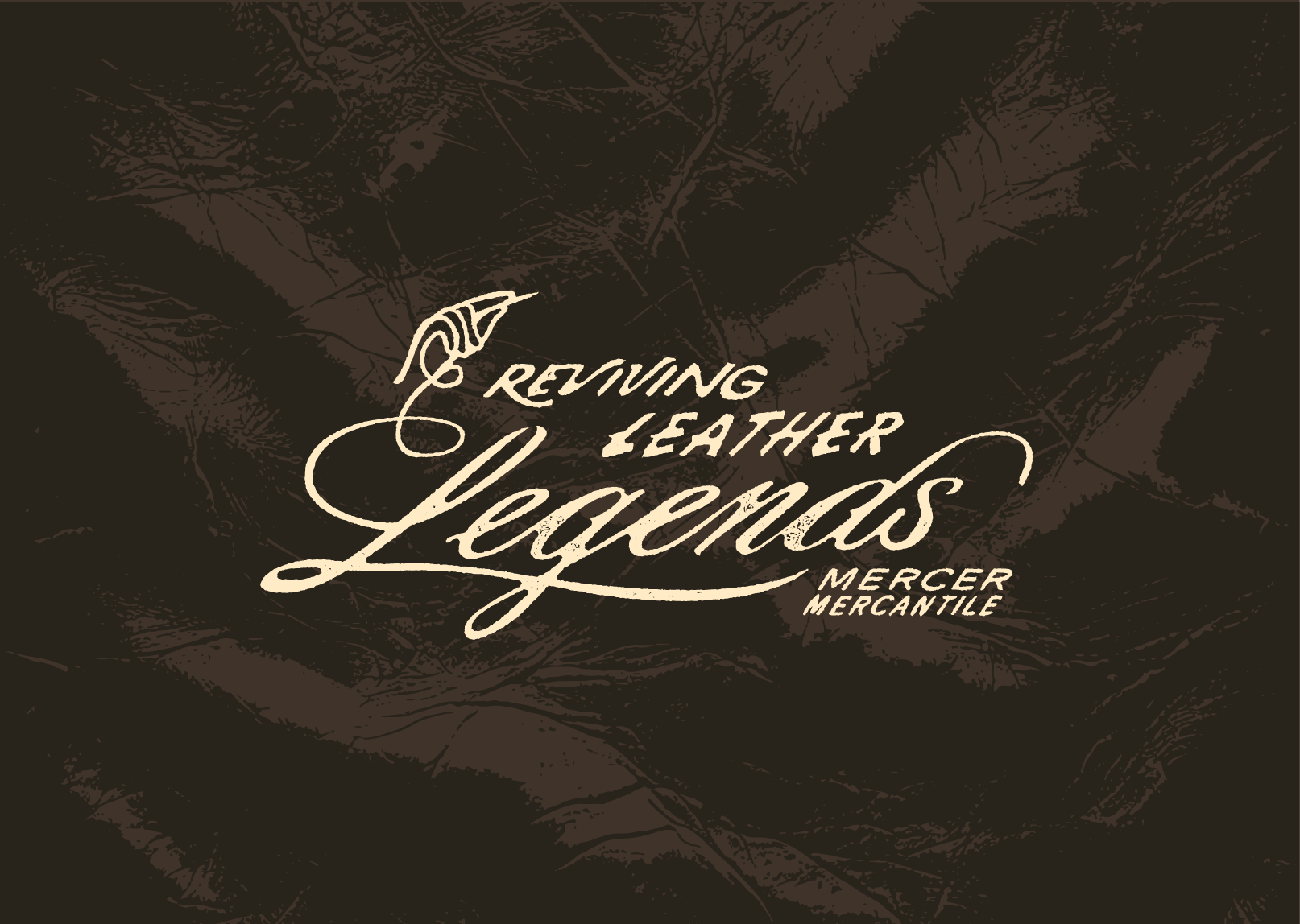 Reviving Leather Legends branding icon lettering logo