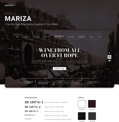 Marzia - Trusted Partner in Premium Wine Supply aesthetic branding inspiration logo store ui user experience user interface ux web design web site wine