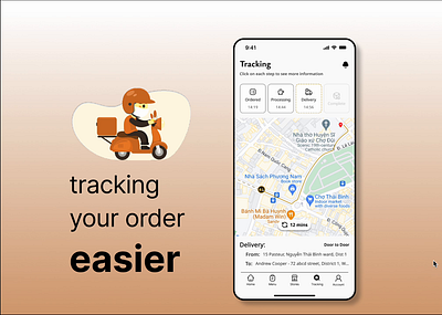 Daily UI 20 - Location Tracker animation daily ui dailyui graphic design mobile design motion graphics