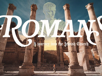 The Book of Romans church design faith graphic design hope illustration jesus sermon sermon series