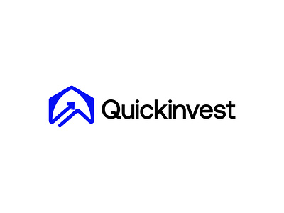 Quickinvest Logo Design abstract logo app icon brand identity branding creative logo growth logo invest logo logo design quickinvest logo