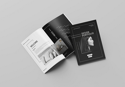 Modern Interior Design Portfolio Layout Template a4 agency branding brochure business clean design graphic design interior interior brochure interior catalog interior magazine minimal minimalist modern new portfolio simple