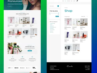 E-commerce ecommerce elementor landing page web website design wordpress