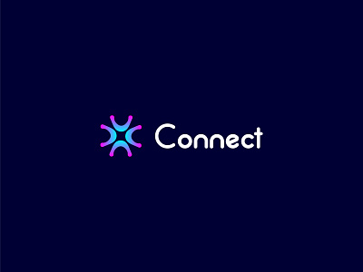 logo design brand brand identity branding community connecting graphic design logo logo design mark modern logo social