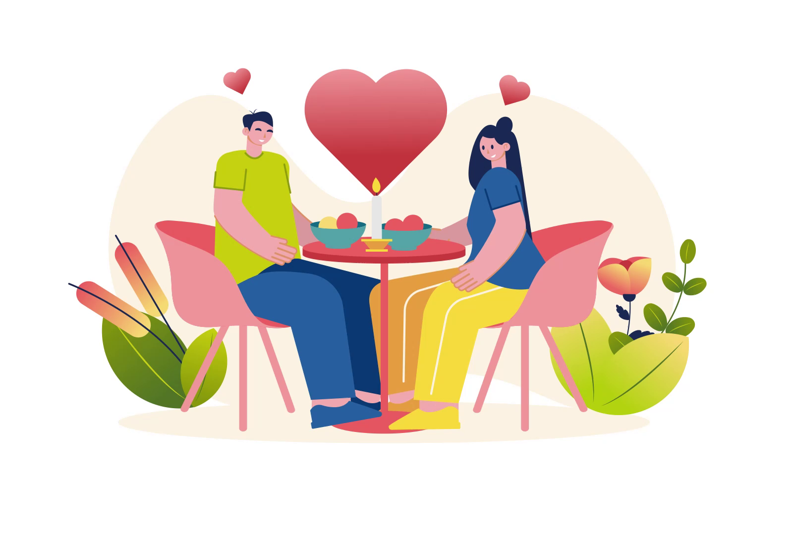 Dinner 2D Animation by DigitalCrocs on Dribbble