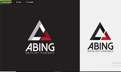 ABING graphic design logo