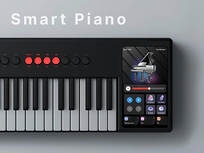 Smart Piano branding design logo typography ui ux vector