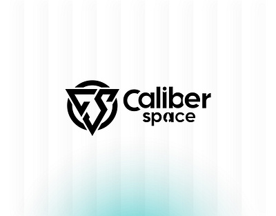 Caliber Space Logo Design abstract logo app icon brand identity branding caliber logo caliber space logo creative logo digital logo logo design marketing agency logo space logo