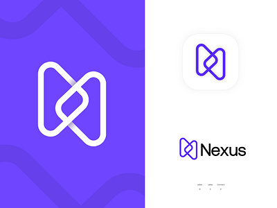 Nexus Logo Design abstract logo app icon brand identity branding creative logo letter n logo logo design logo presentation nexus nexus logo design