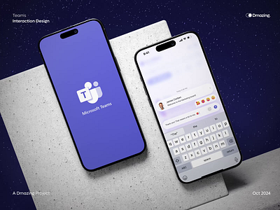 Teams - Quick replies, made smooth chat creativestudio deigitalcollaboration designprocess dmazingstudio microsoft microsoftteams productivity slack teams teamsquickreply teamsredesign uianimation uxdesign