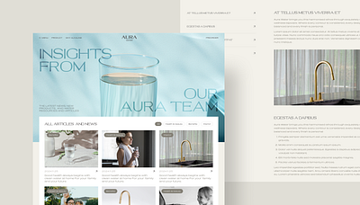 Blog page blog flat image minimal minimalistic typography ui ux web