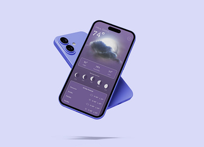 Weather App android app design figma iphone mobile mockup product design responsive ui ux weather weather app
