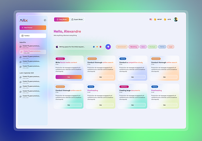 SaaS ai Productivity Software ai app app design dasktop app productivity software saas company saas product software ui ui ui design ux web app