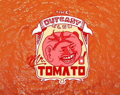 Mr. Tomato club colombia colors design face happy illustration medellin mr pizza procreate sauce tomato