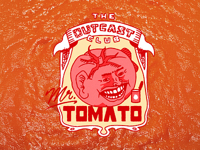 Mr. Tomato club colombia colors design face happy illustration medellin mr pizza procreate sauce tomato