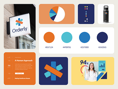 Orderly Health Brand Refresh branding graphic design logo