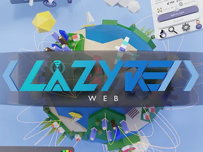 Lazyre Web branding design ecommerce lazyre logo pwa web web design