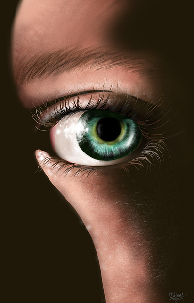 Procreate Eye Painting 3d digital digital art digital drawing digital painting eye illustration painting procreate