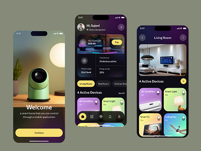 Smart Home App Design app design automation clean control design home homeautomation hometech interface interiordesign mobile app mobile design oripio powerful remote smart smart devices smarthome technology ui ux