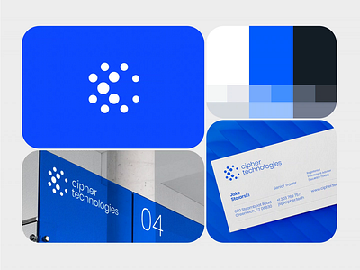 Cipher Technologies visual identity branding design graphic design logo modern visual identity