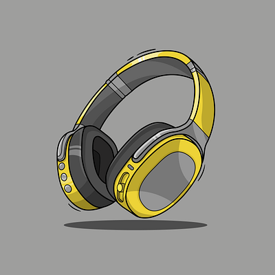 Vector graphics series - Headphones design graphic design headphones illustrator vector