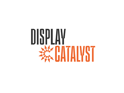 Display Catalyst Branding branding icon lettering logo typography ui website