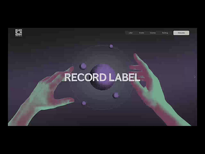 ENGINEER RECORDS website animation storytelling ui