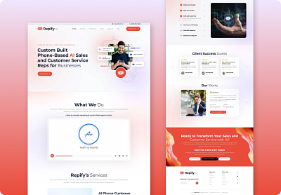 Repify - Website Design - Creasions web design web development website