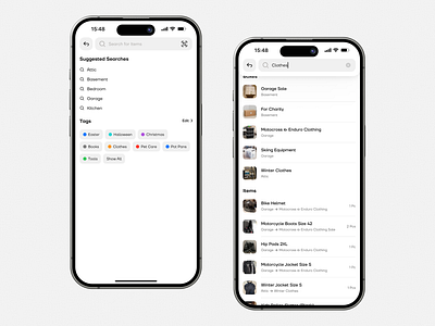 Search System app concept design ios ui ux