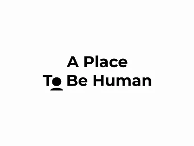 A Place To Be Human branding design face graphic design human illustrator logo minimal vector