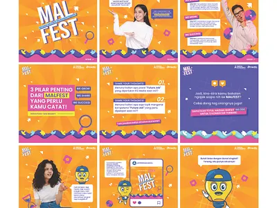 Event Marketing: MALFEST Media Academy Learning Festival branding graphic design motion graphics