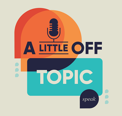 Off Topic Podcast Artwork branding design graphic design illustration logo marketing typography vector