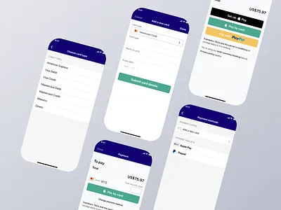 Payment Method Mobile App Ui app design mobile payment method payment method app payment method dashboard payment method design payment method details payment method experience payment method interface payment method mobile payment method option payment method page payment method screen payment method setting payment method ui payment method view payment method widget screen ui
